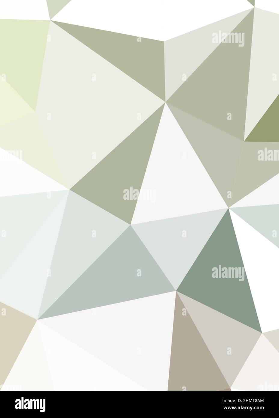 Abstract Low Polygon color Generative Art background illustration Stock Vector