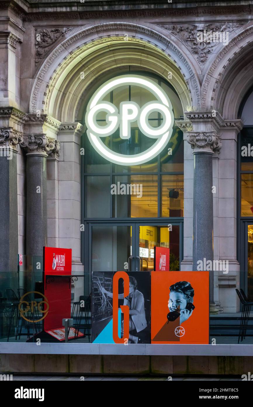 GPO food hall in Metquarter in Liverpool Stock Photo