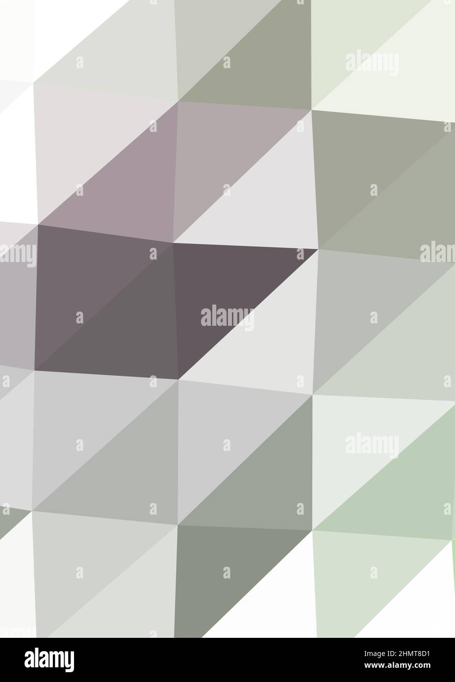 Abstract Low Polygon color Generative Art background illustration Stock Vector