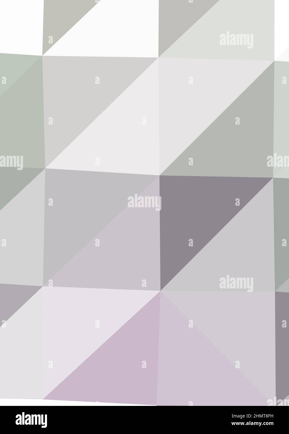 Abstract Low Polygon color Generative Art background illustration Stock Vector