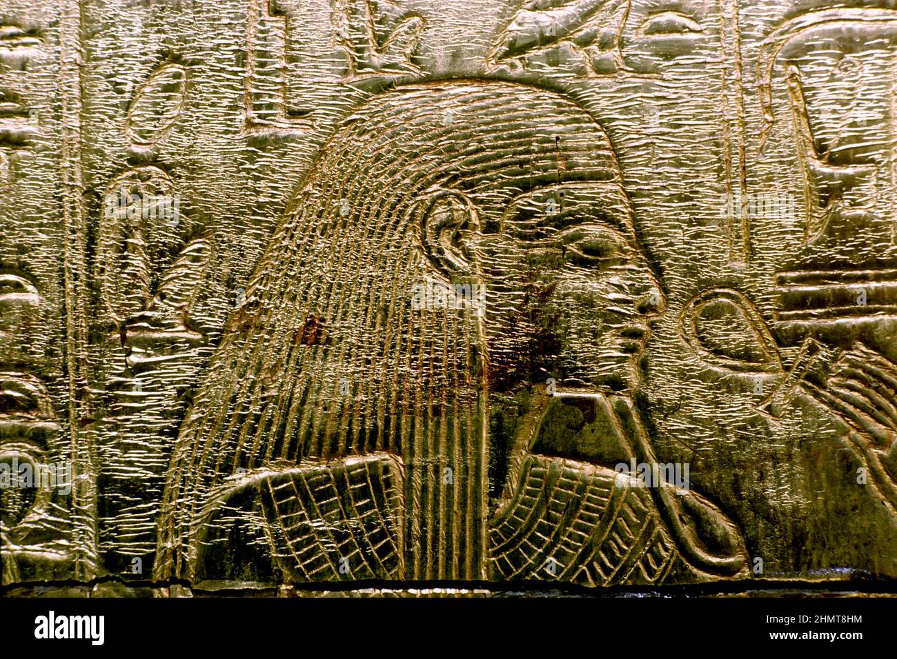 Egypt, Cairo, Egyptian Museum, Tutankhamun's golden canopic shrine Stock Photo