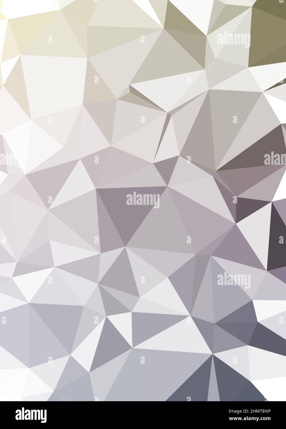 Abstract Low Polygon color Generative Art background illustration Stock ...