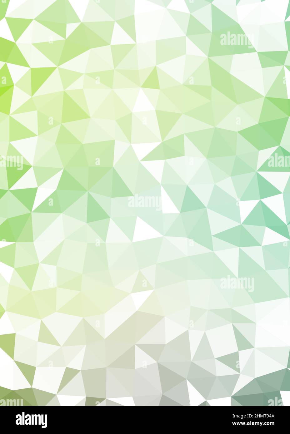 Abstract Low Polygon color Generative Art background illustration Stock Vector