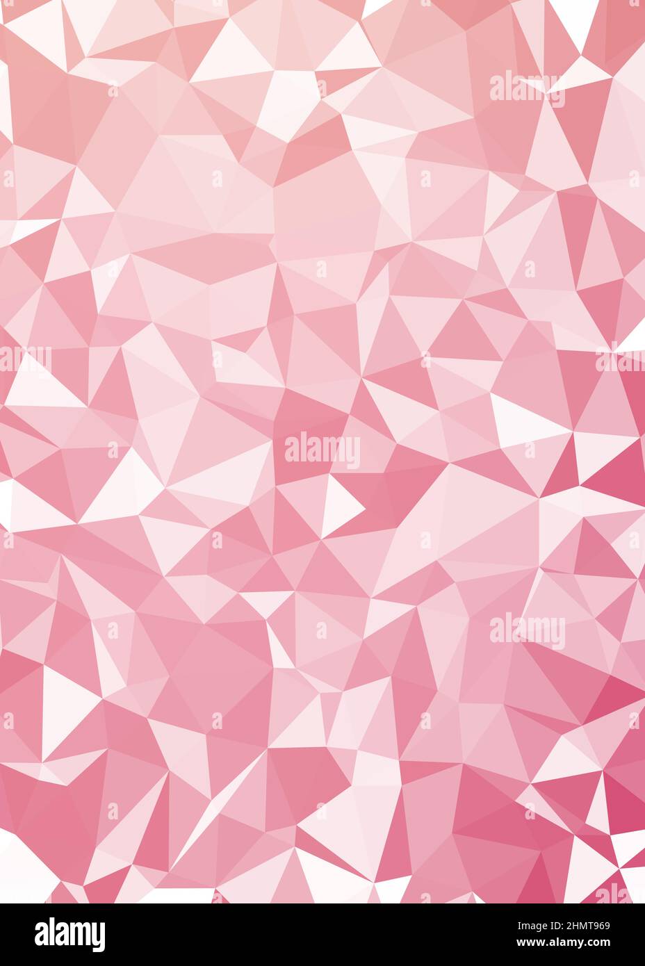 Abstract Low Polygon color Generative Art background illustration Stock Vector