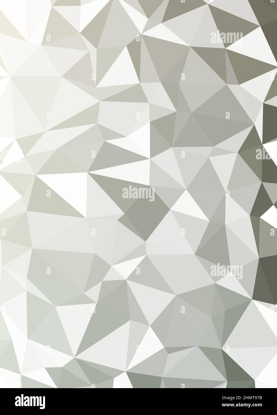 Abstract Low Polygon color Generative Art background illustration Stock Vector