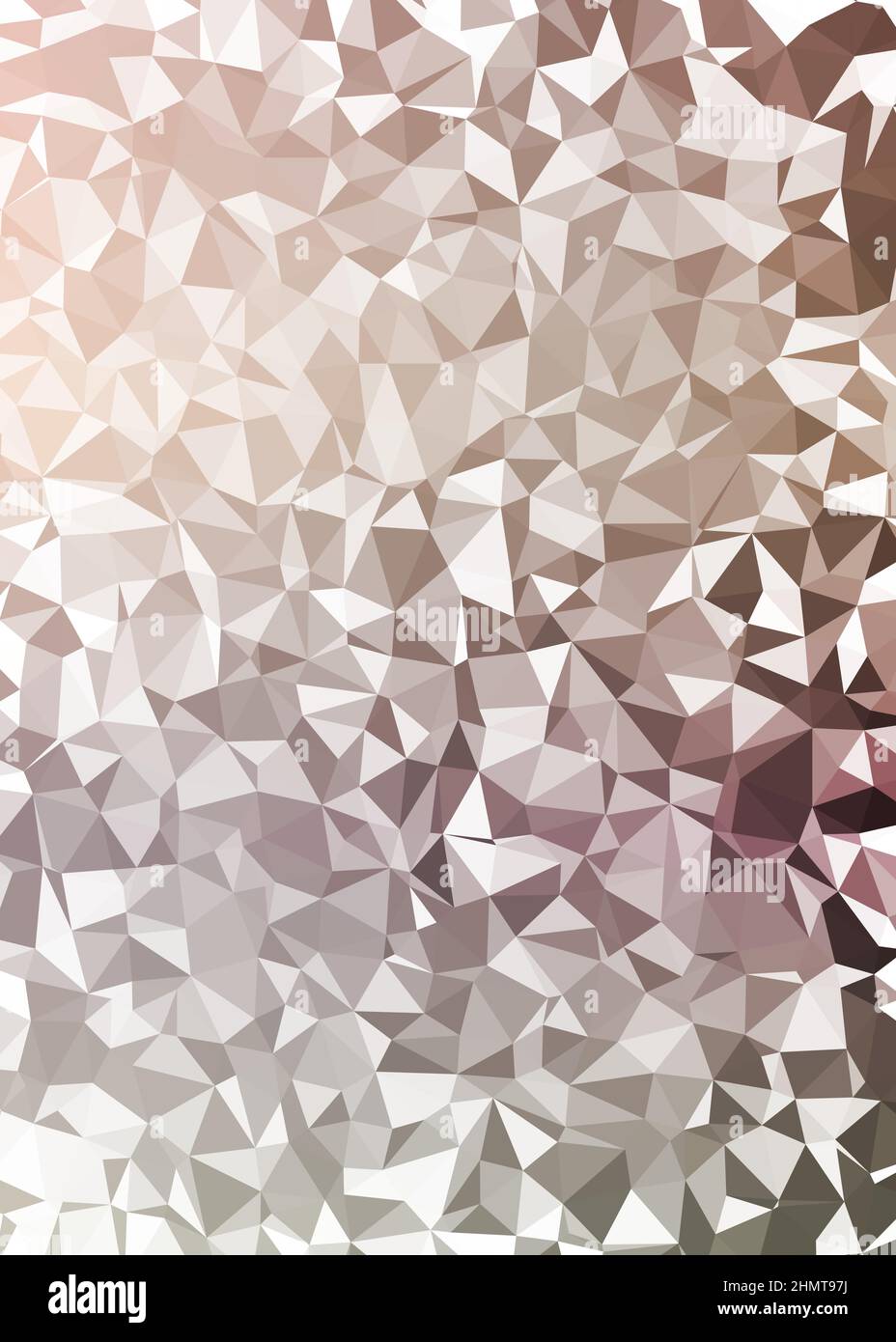 Abstract Low Polygon color Generative Art background illustration Stock ...