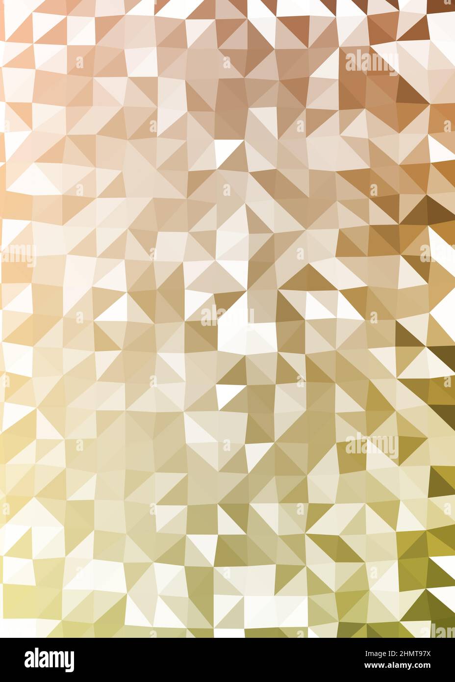 Abstract Low Polygon color Generative Art background illustration Stock Vector