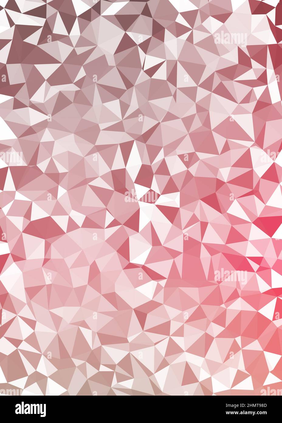 Abstract Low Polygon color Generative Art background illustration Stock Vector