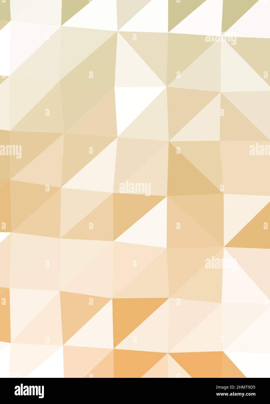 Abstract Low Polygon color Generative Art background illustration Stock Vector