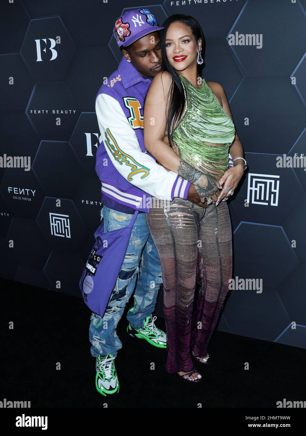 ASAP Rocky Pops in Neon Green Louis Vuitton Sneakers & Mixes Prints –  Footwear News