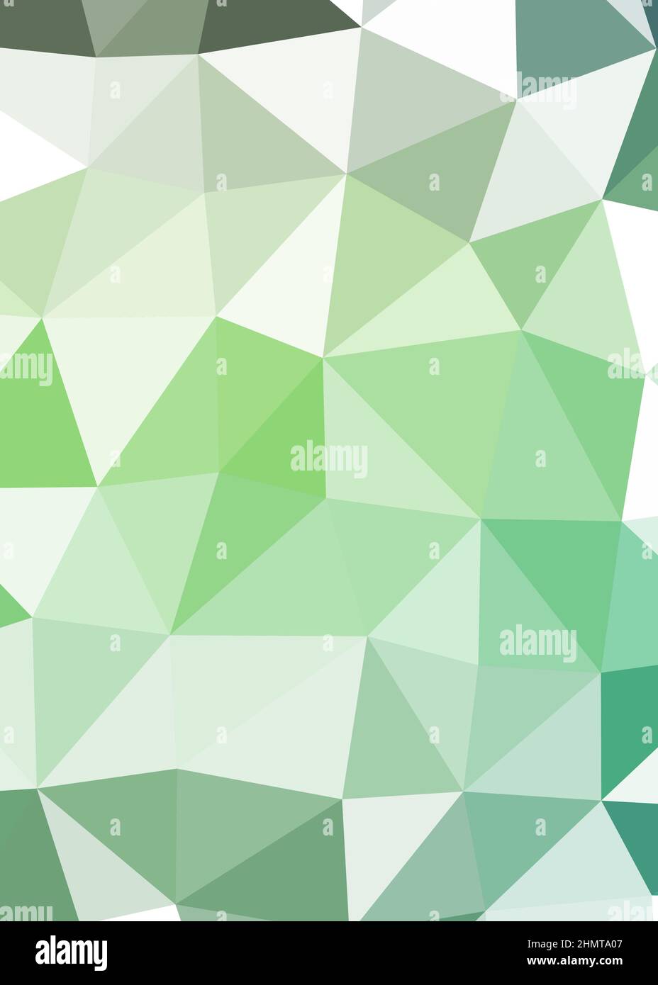 Abstract Low Polygon color Generative Art background illustration Stock Vector