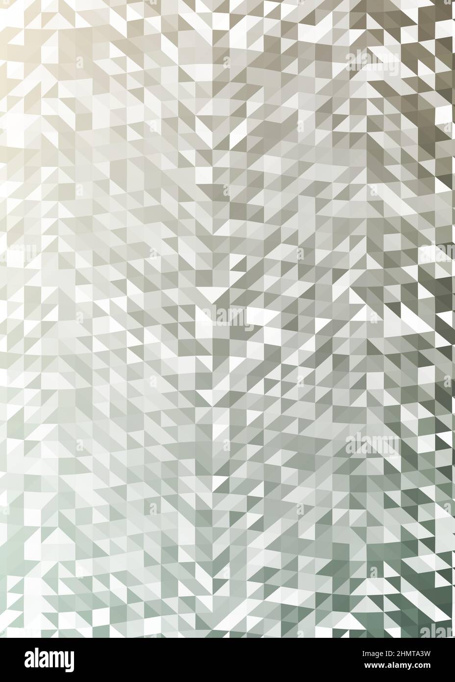 Abstract Low Polygon color Generative Art background illustration Stock Vector