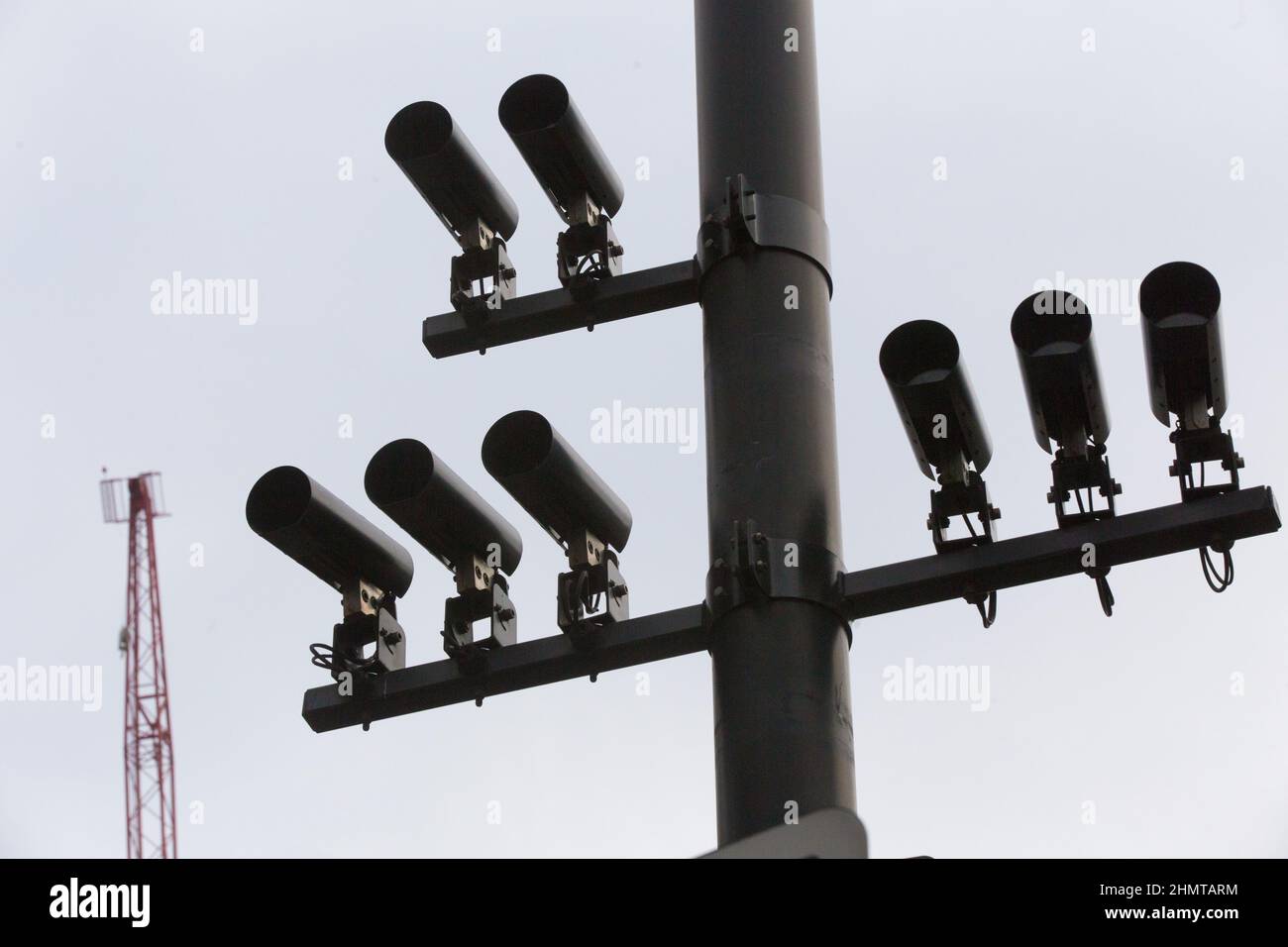 traffic cameras, Westminster, Victoria, central london Stock Photo Alamy