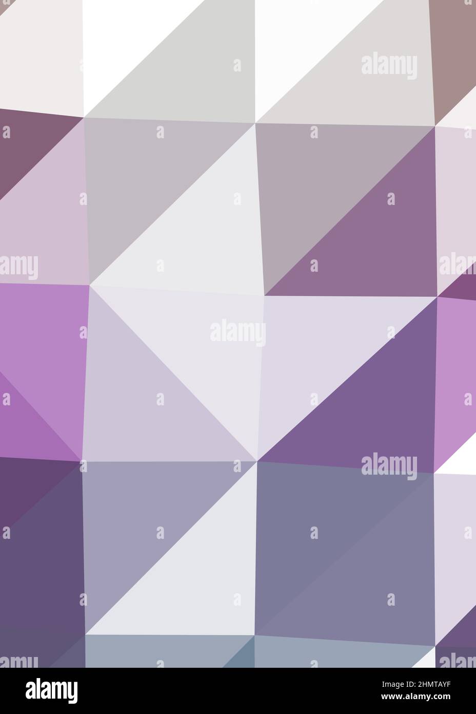 Abstract Low Polygon color Generative Art background illustration Stock Vector