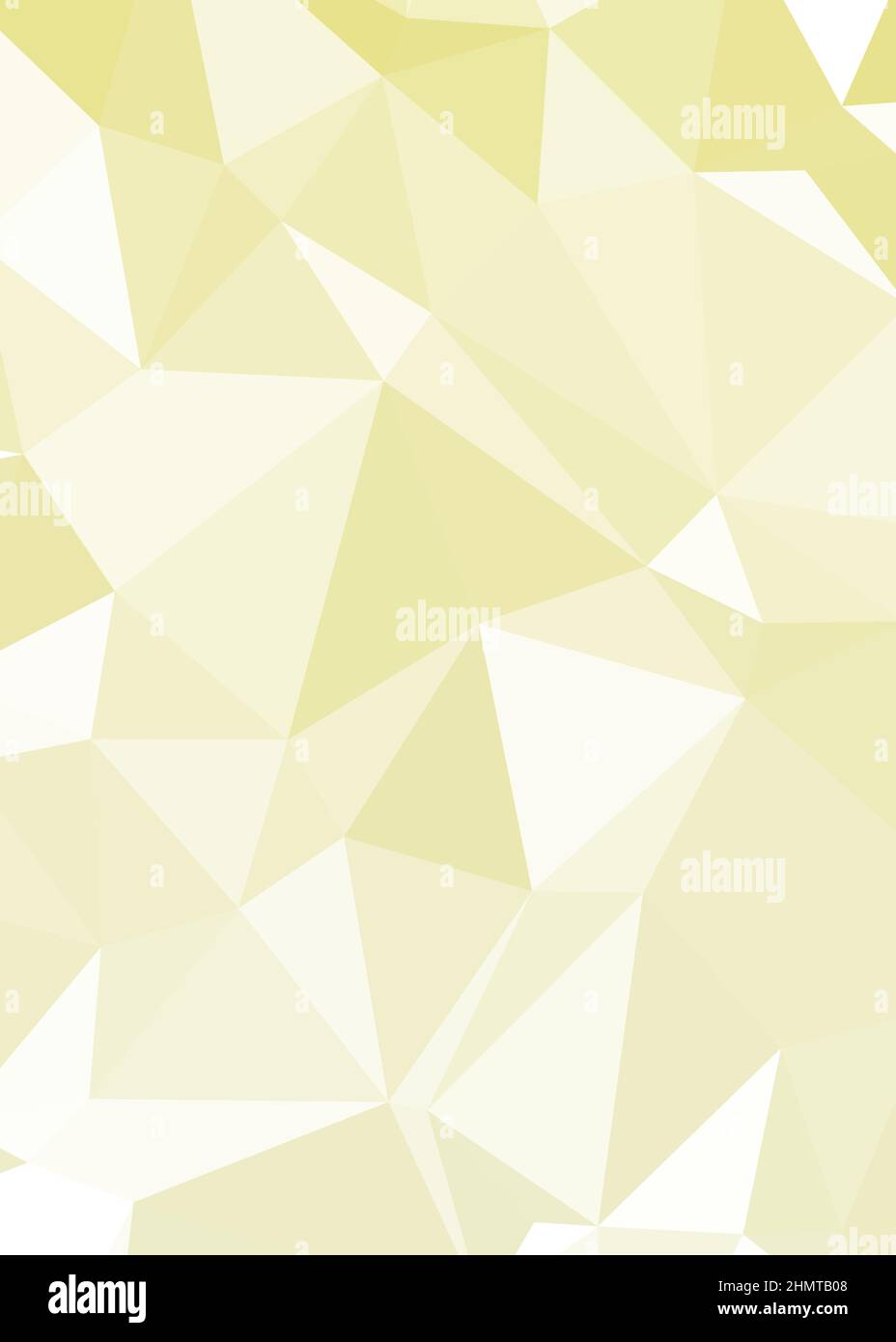 Abstract Low Polygon color Generative Art background illustration Stock Vector