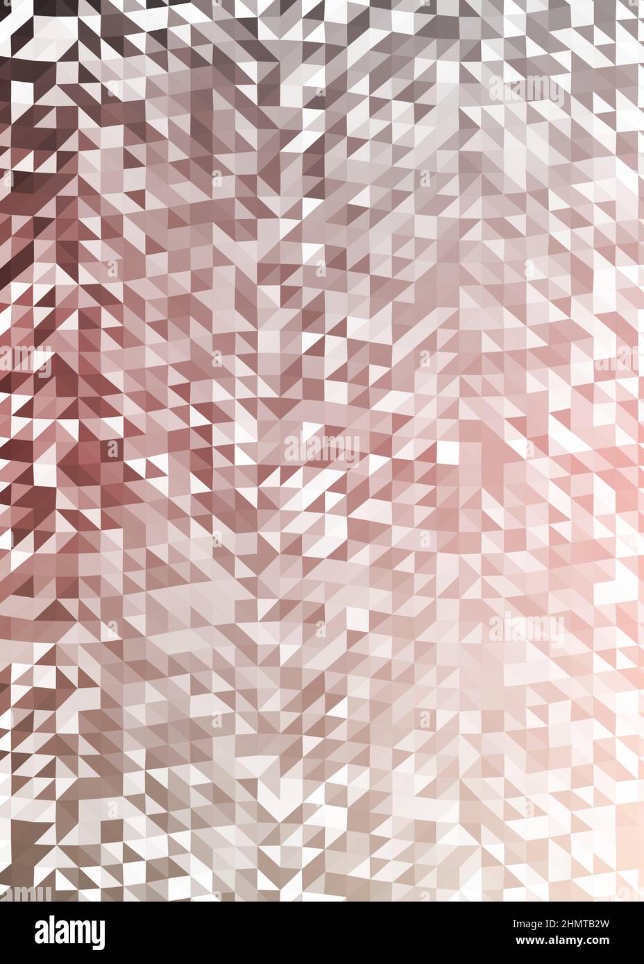 Abstract Low Polygon color Generative Art background illustration Stock Vector
