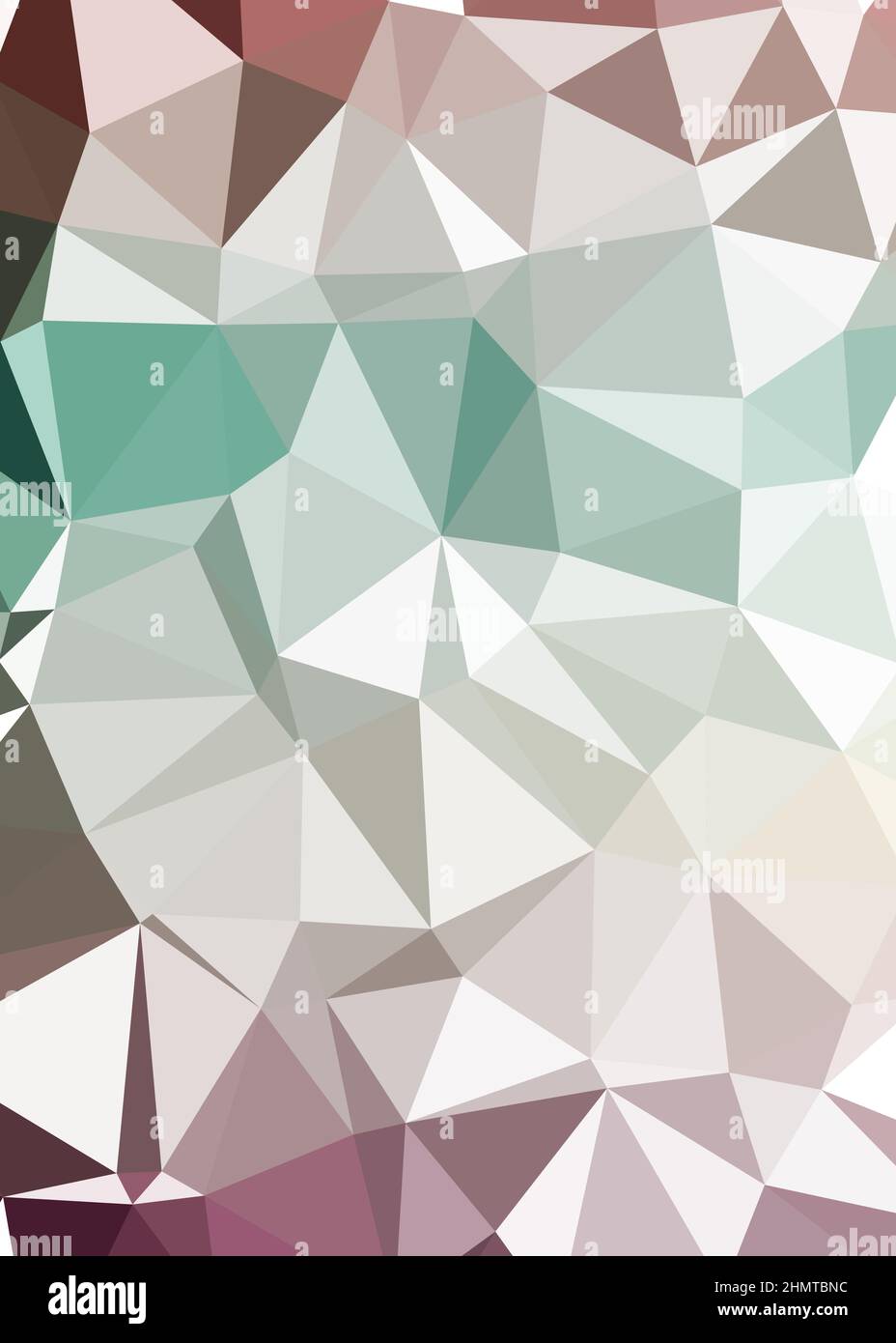 Abstract Low Polygon color Generative Art background illustration Stock ...