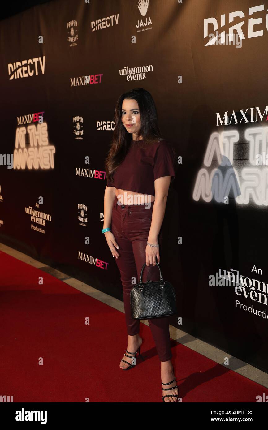 Los Angeles, USA. 11th Feb, 2022. Tatiana Perez arrives at MaximBet