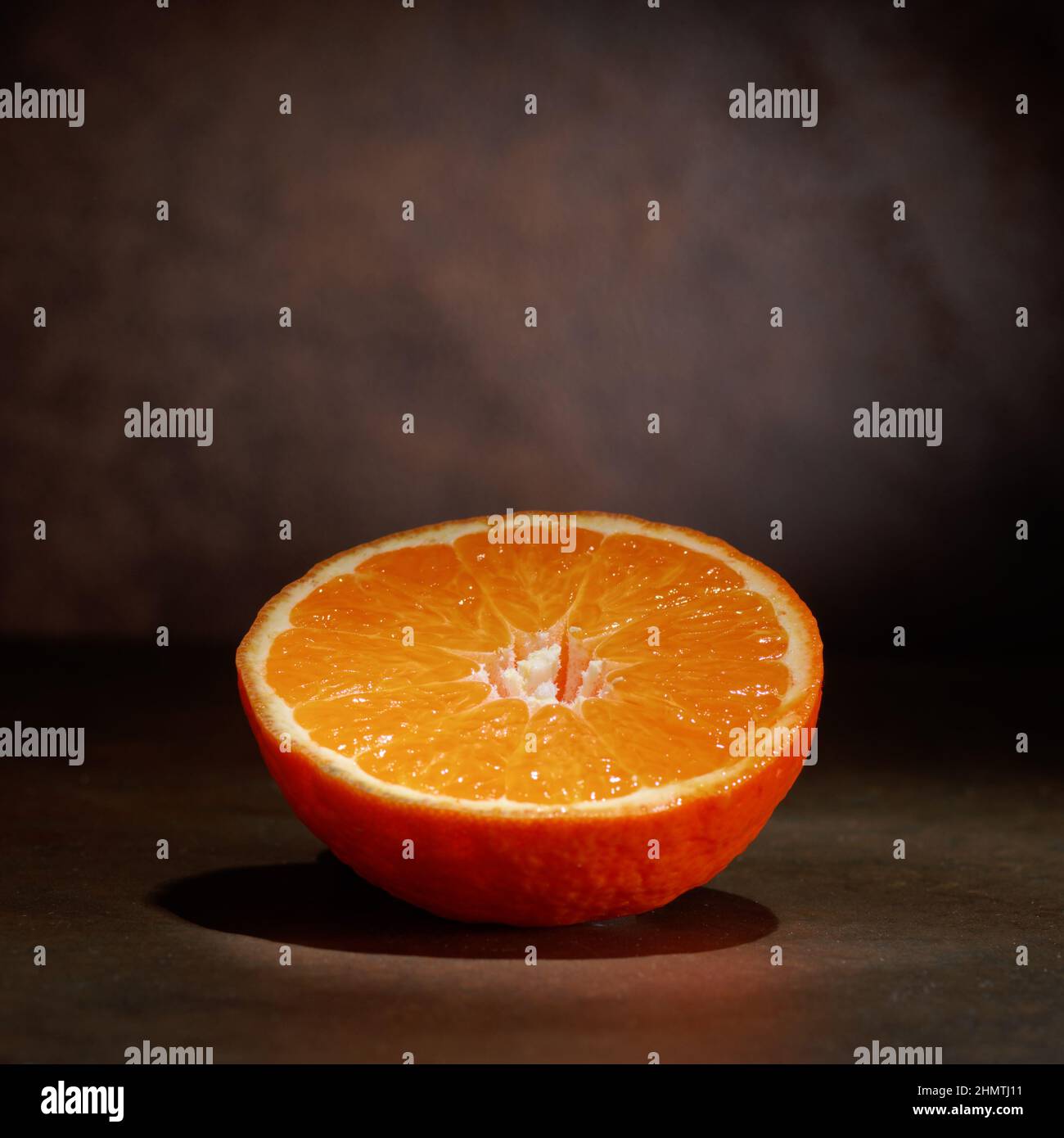 Mandarin orange fruits on stone background. Healthy food mandarins