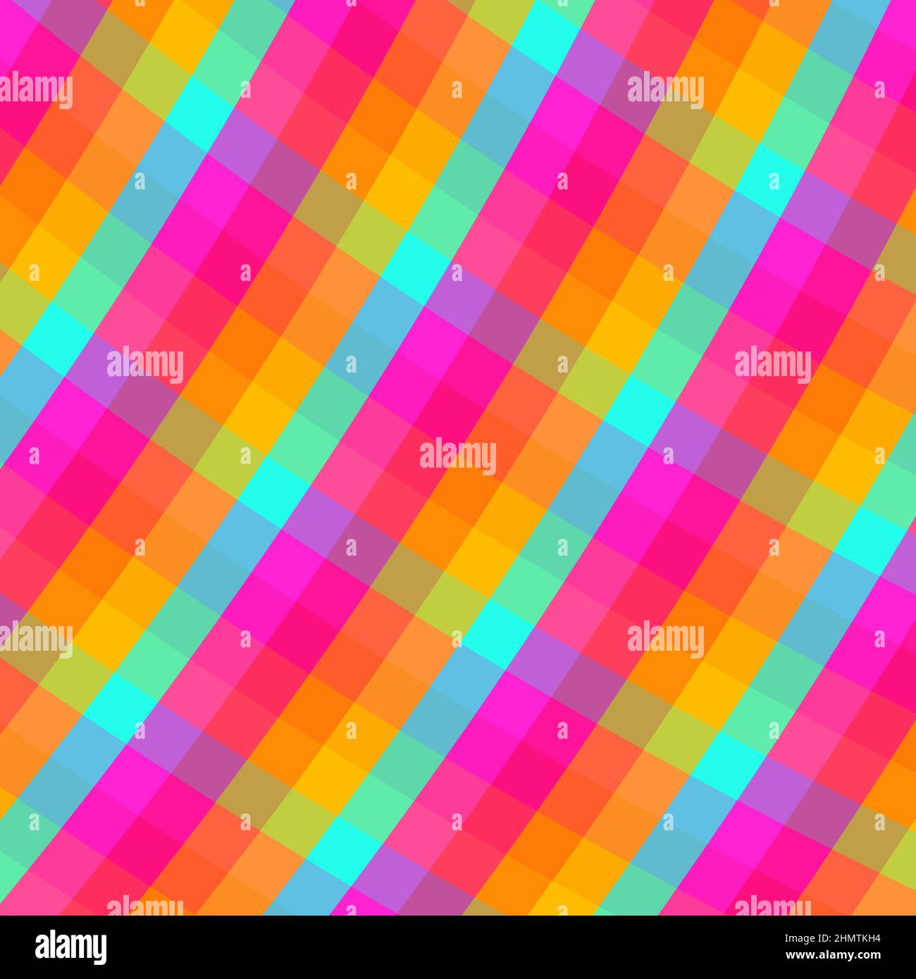 Square checks pattern in bright colors for wallpapers and backgrounds