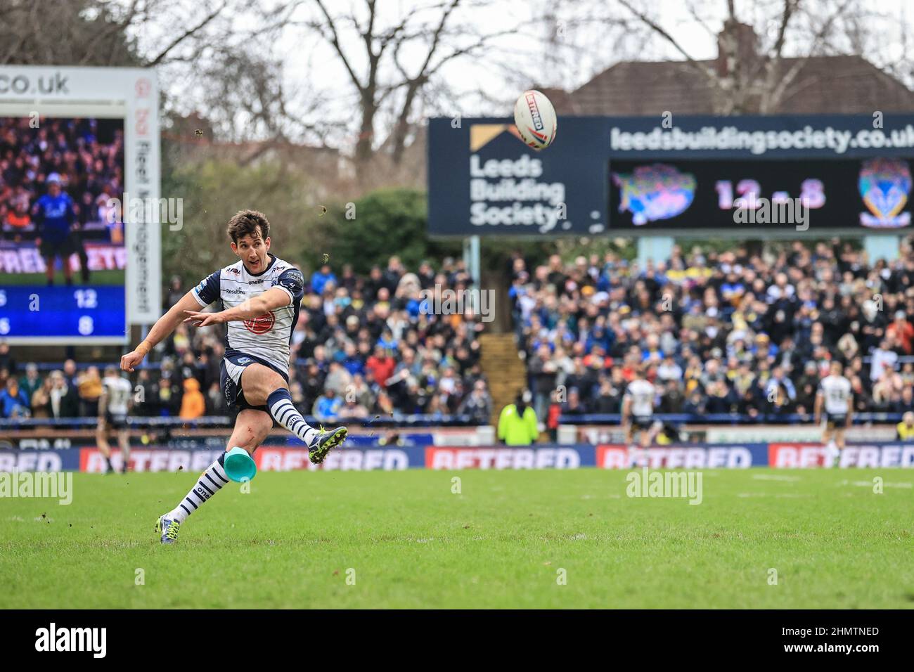 Stefan Ratchford #1 of Warrington Wolves converts for a goal Stock ...