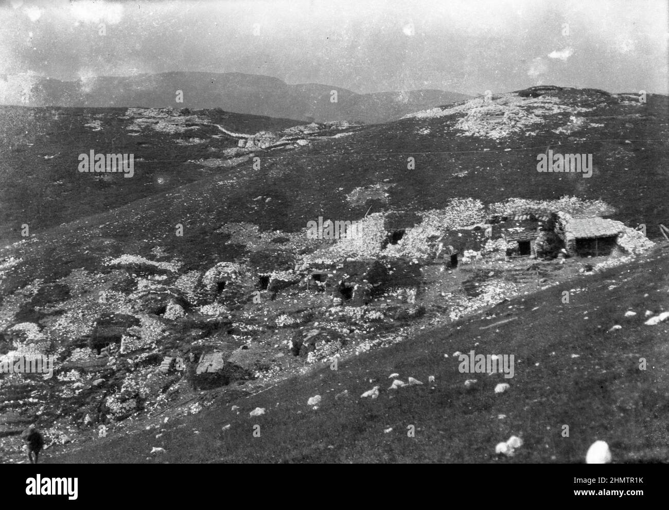 Prima Guerra Mondiale - Fronte Italiano - Monte Lisser - Forte Lisser - Enego - Vicenza - 1916 Stock Photo