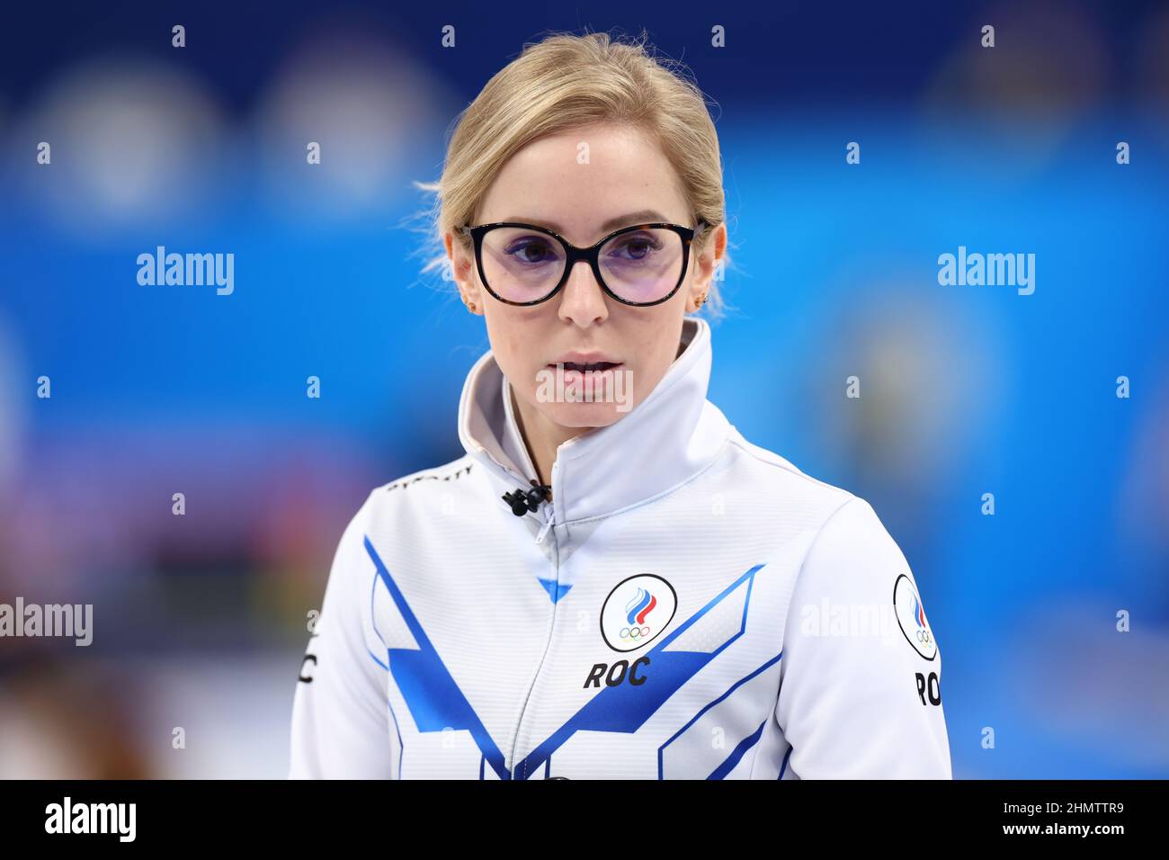 Galina Roc Beijing, China. 12th Feb, 2022. Galina Arsenkina (ROC) Curling : Women ...