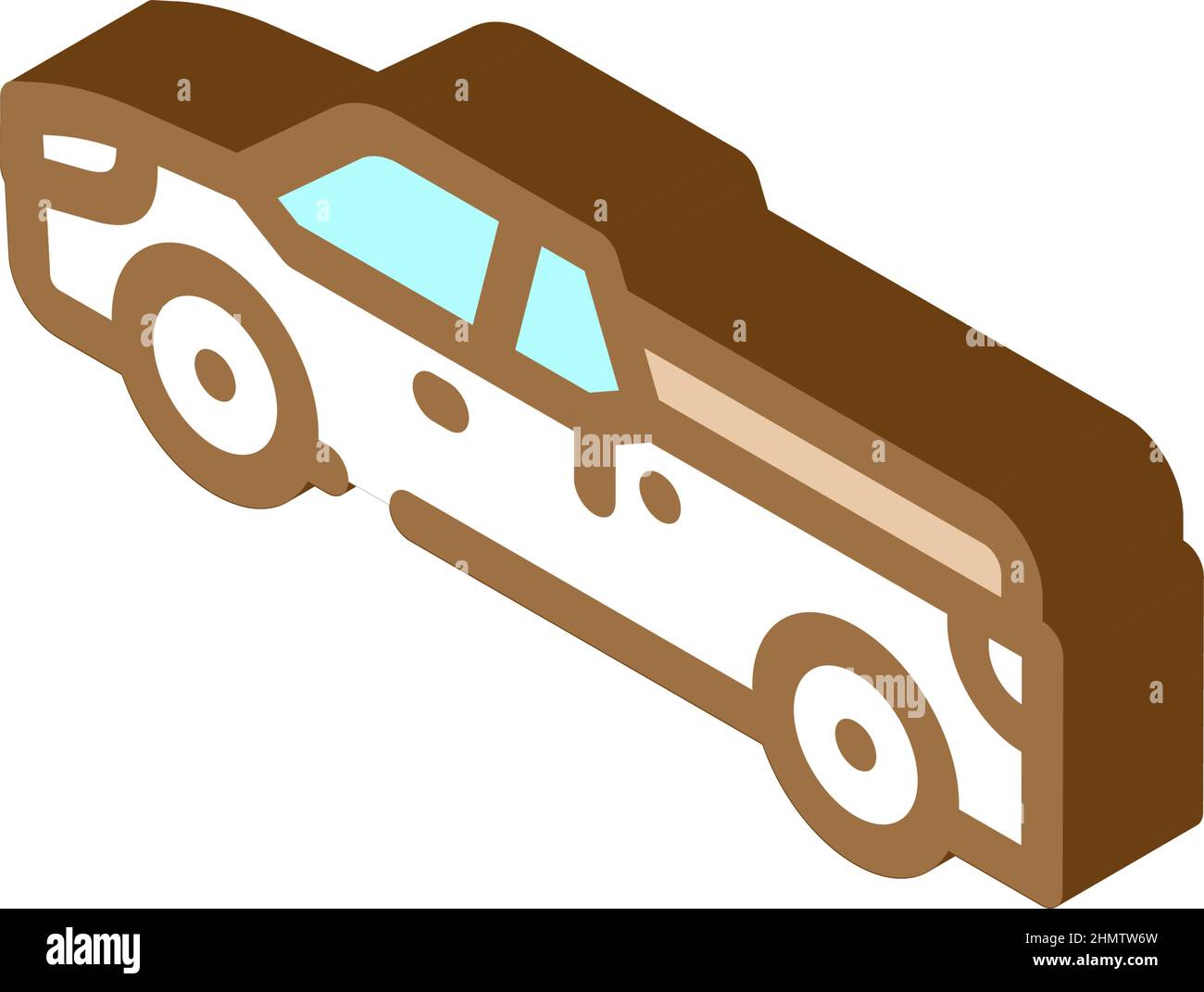 pickup isometric icon vector illustration Stock Vector Image & Art - Alamy
