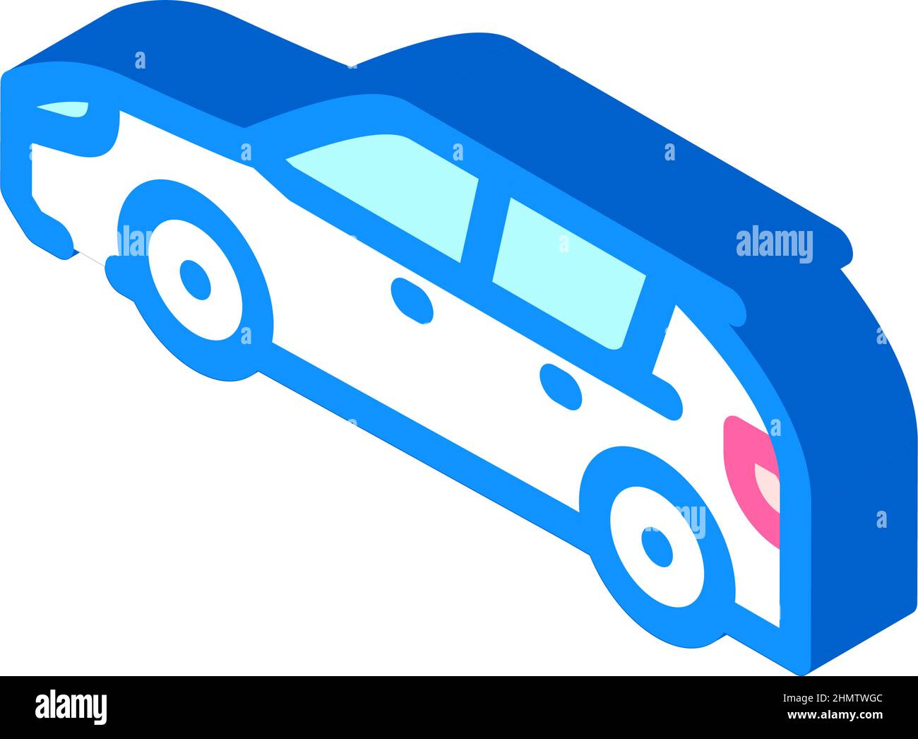suv car type body isometric icon vector illustration Stock Vector Image