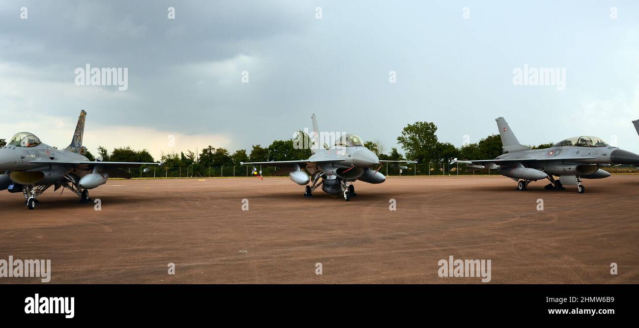 General Dynamics F-16 Fighting Falcon Stock Photo