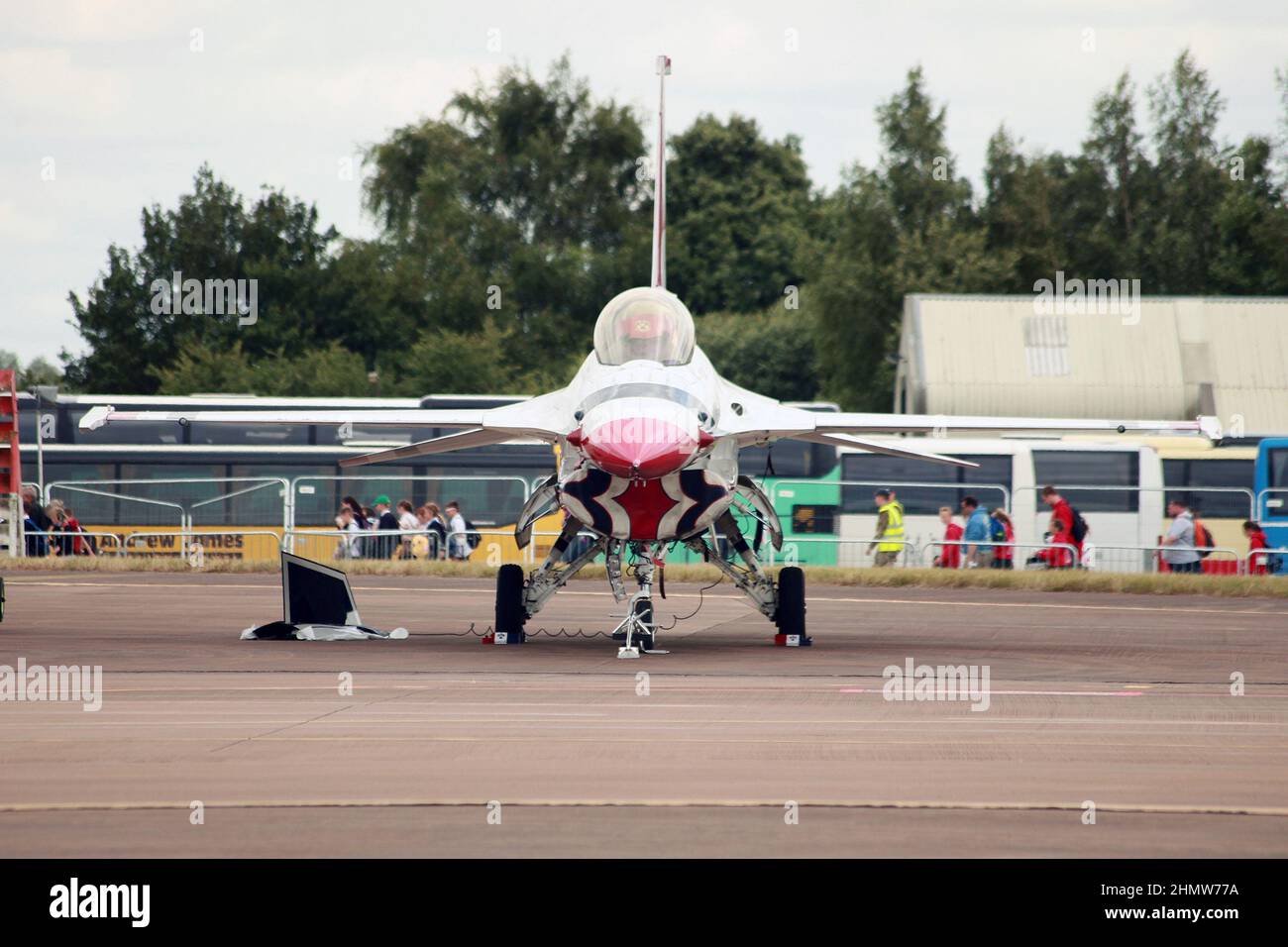 Usaf F D Air Demonstration Squadron Thunderbirds Stock Photo Alamy