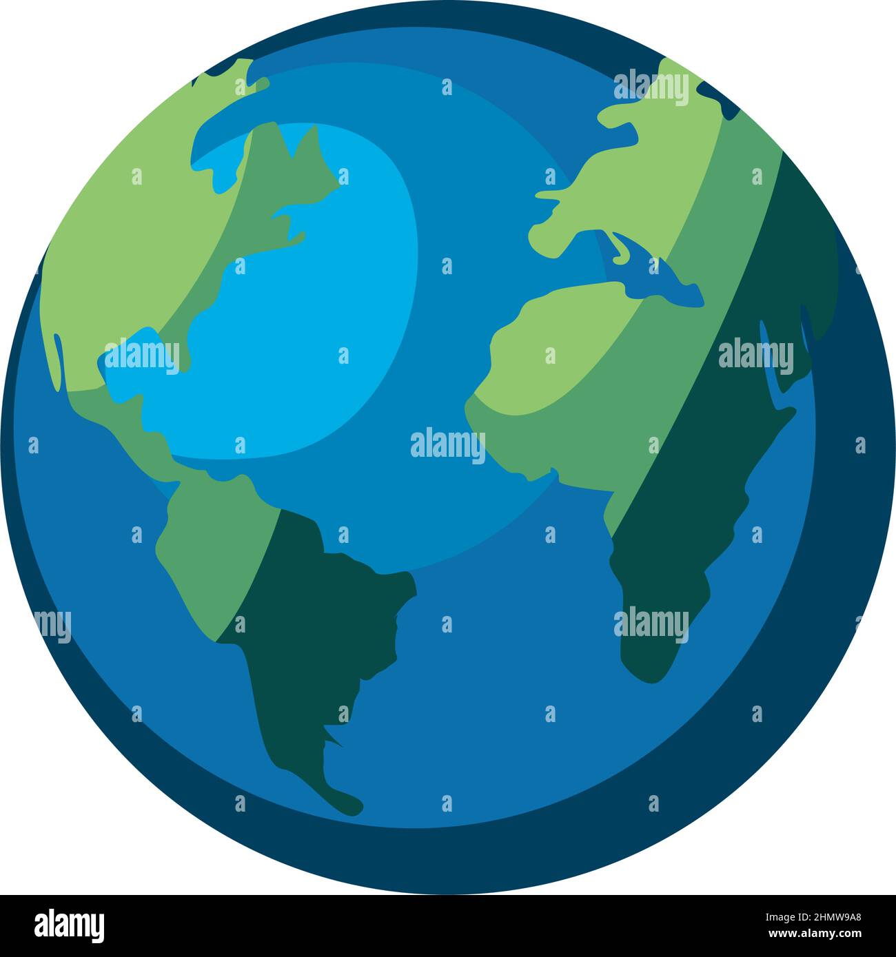planet earth illustration over white Stock Vector Image & Art - Alamy