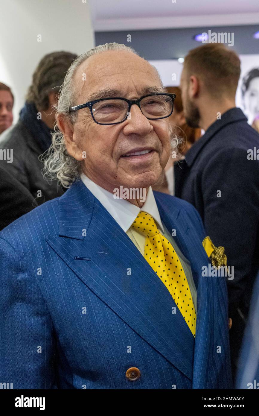 New York, New York, USA. 10th Feb, 2022. High profile NYC area civil rights and personal injury attorney Sanford Rubenstein. Partner in Law firm of Rubenstein & Rynecki here seen at Gallery opening for fashion photographer Antoine Verglas. (Credit Image: © Milo Hess/ZUMA Press Wire) Stock Photo