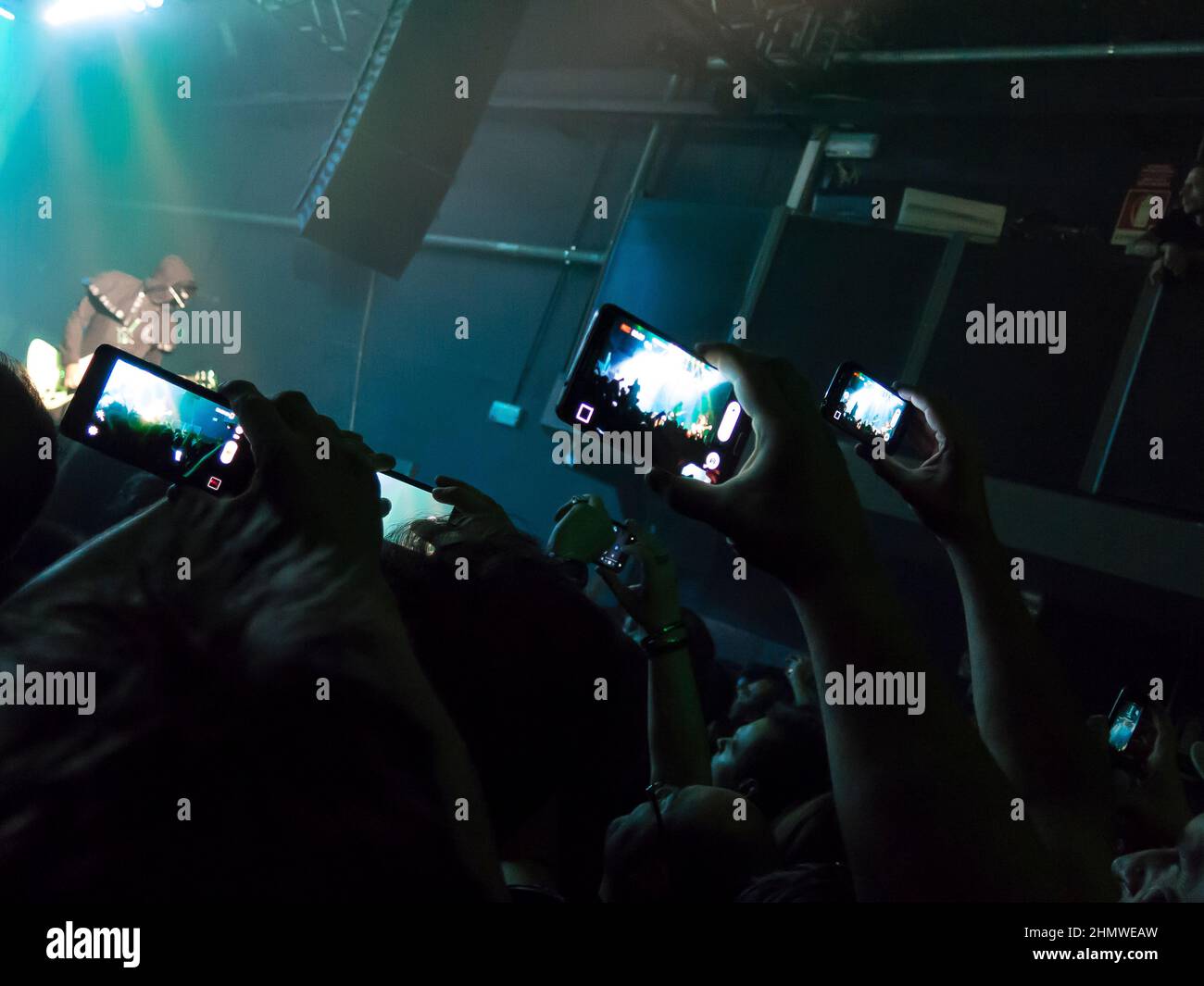 Heads people rock concert bright hi-res stock photography and images ...