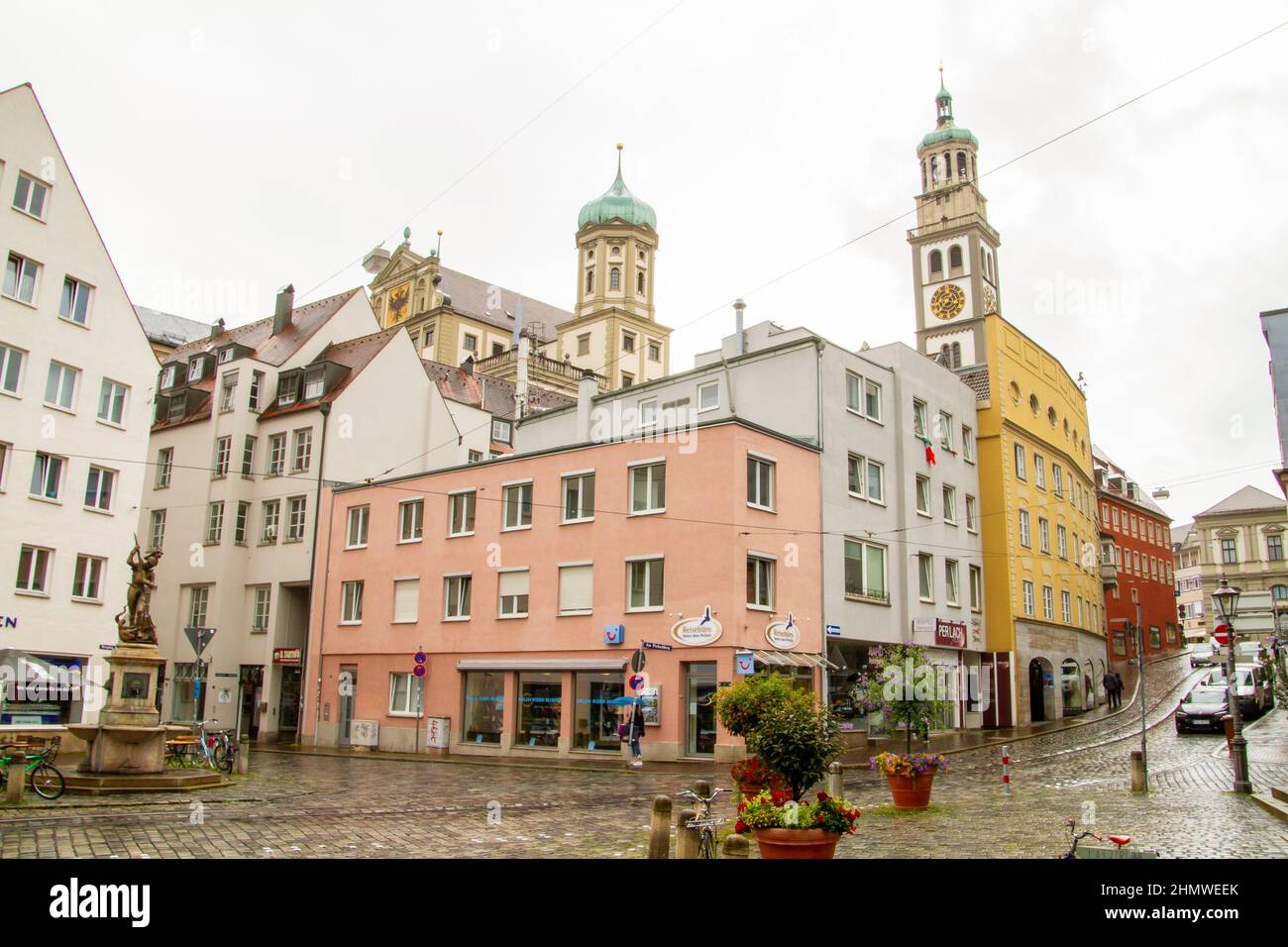 Main square augsburg germany hi-res stock photography and images - Alamy