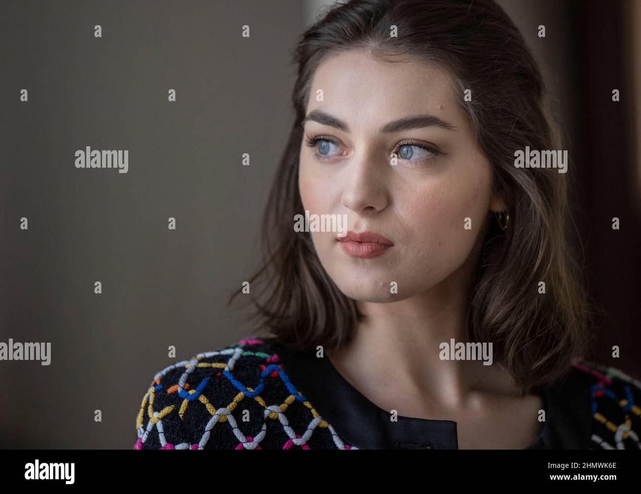 Berlin Germany Th Feb Actress Anamaria Vartolomei France Photographed At The Press