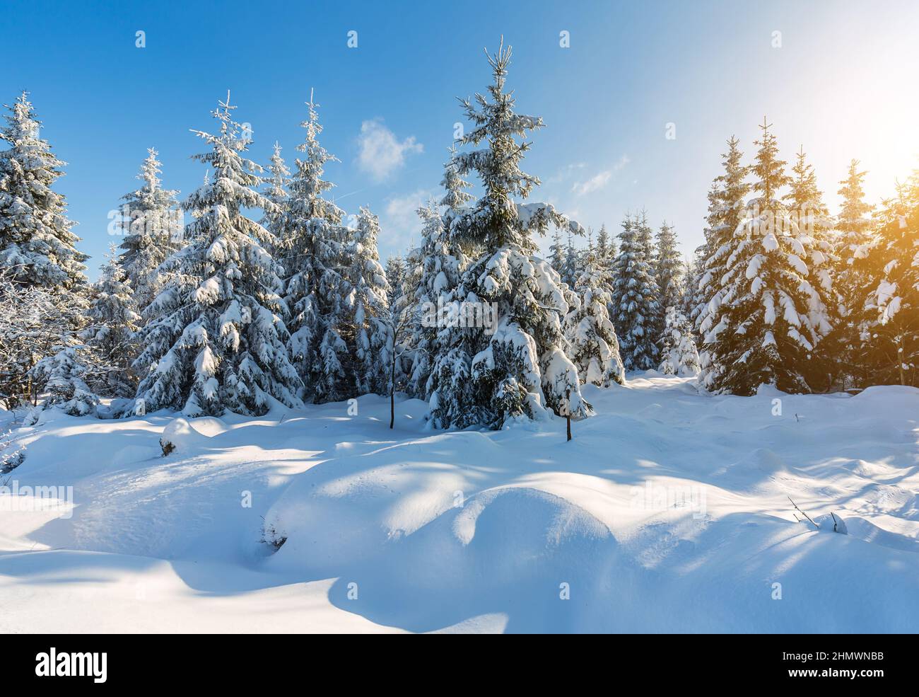 Winter snowy landscape in hi-res stock photography and images - Alamy