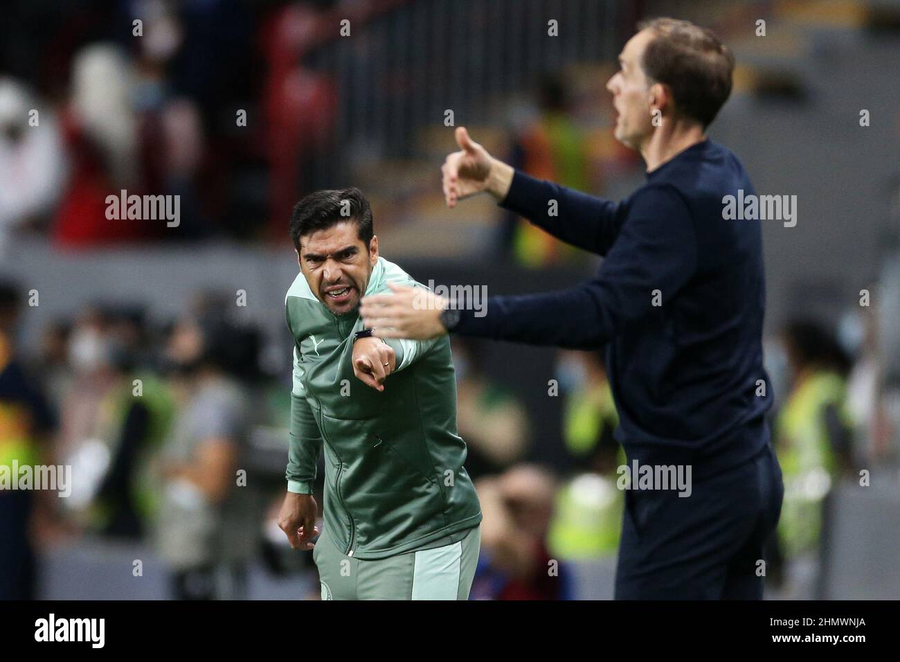 Abu Dhabi, UAE. 12th February 2022; Mohammed Bin Zayed Stadium, Abu