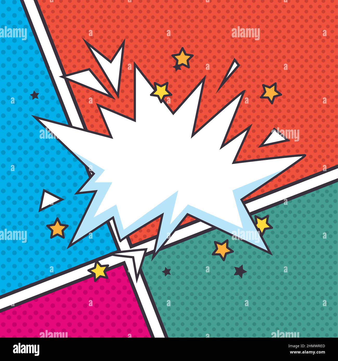 pop art bubble card over comic Stock Vector Image & Art - Alamy