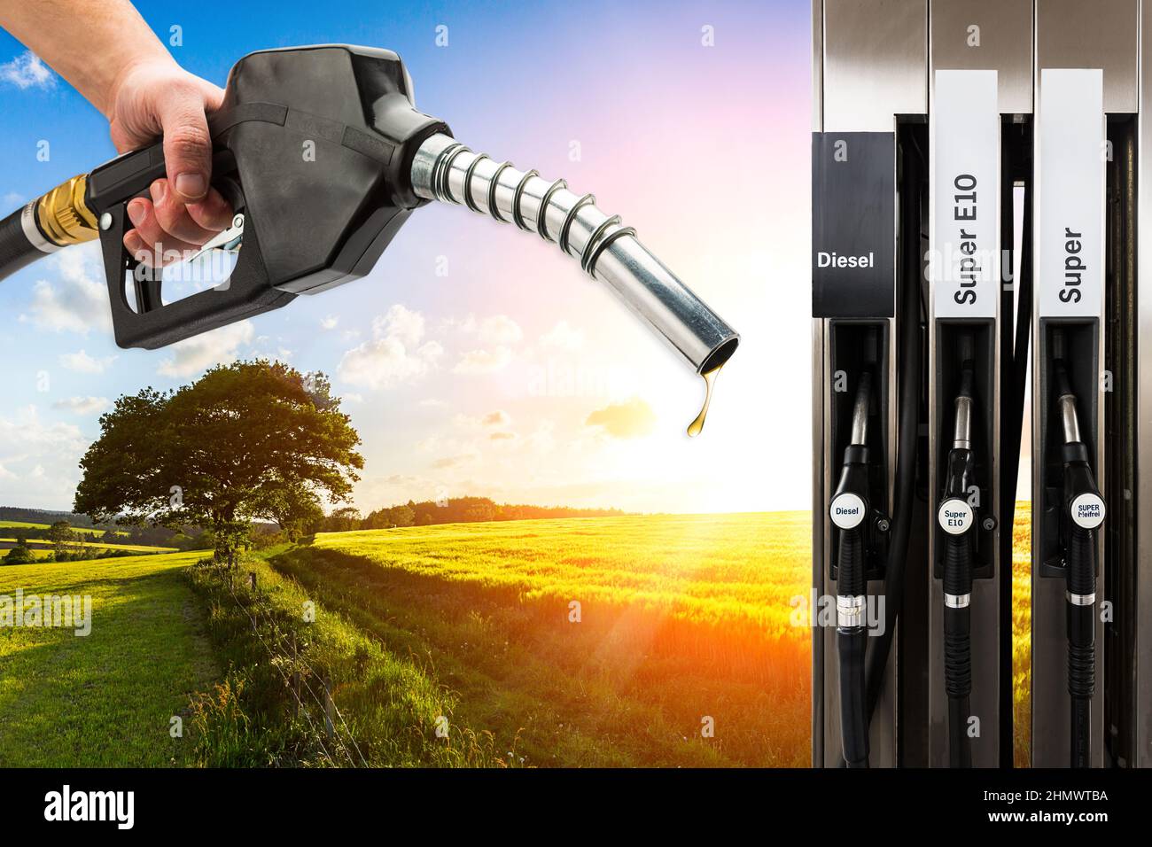 Recharge gas EcoFriendly Stock Photo Alamy
