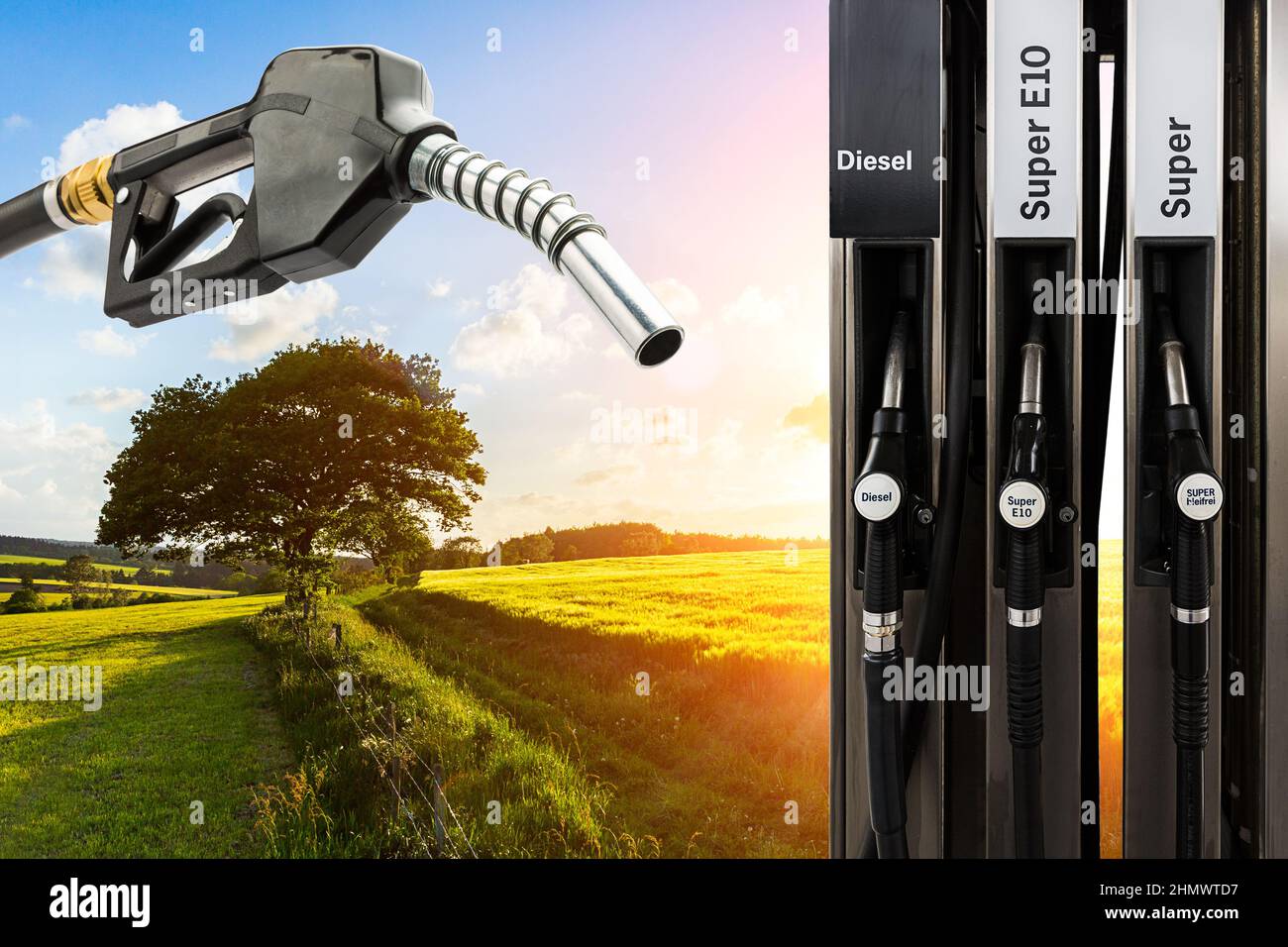 Recharge gas EcoFriendly Stock Photo Alamy