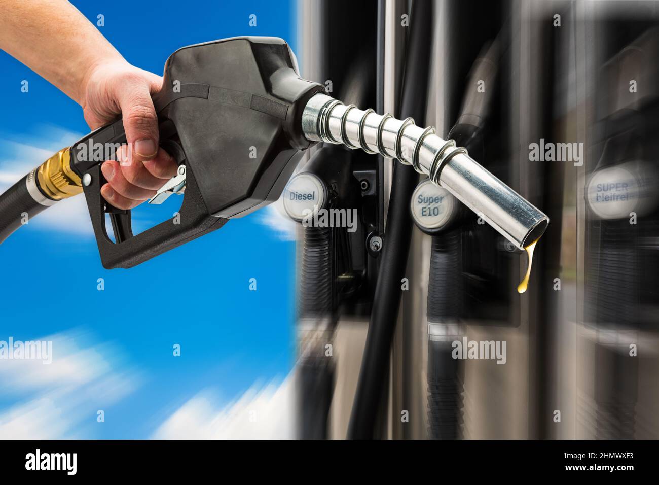 Recharge gas EcoFriendly Stock Photo Alamy