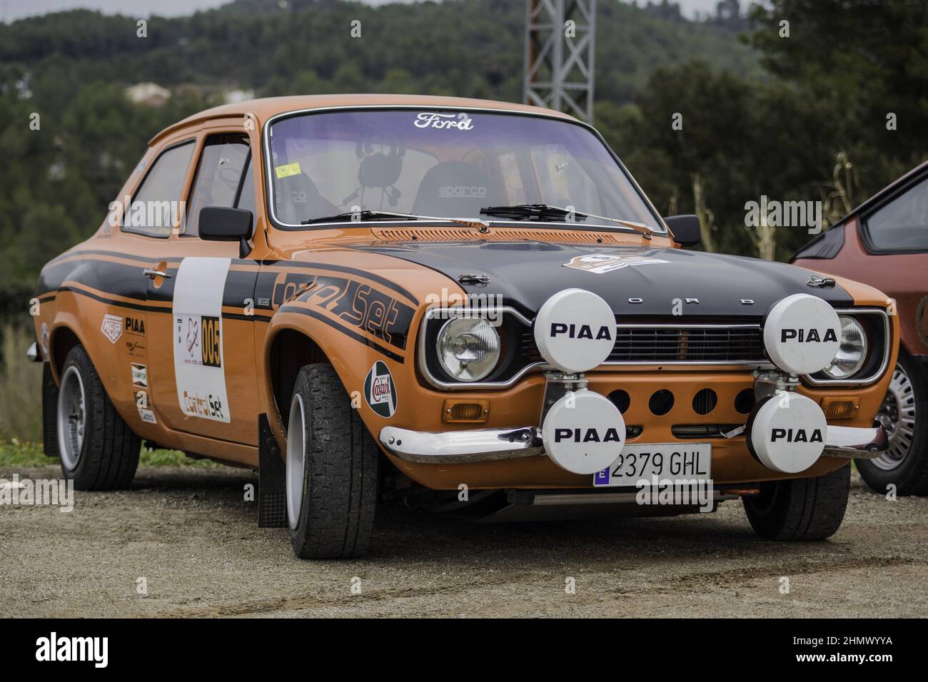 Closeup of a Ford Escort RS2000 tuned Stock Photo - Alamy