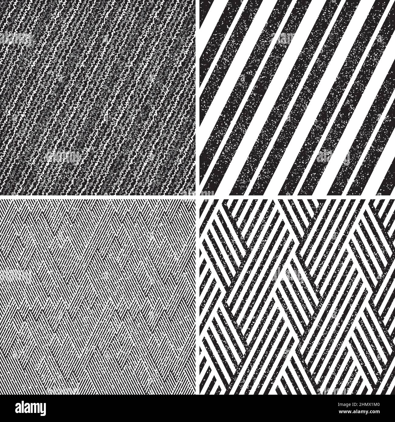 4 different vector patterns in the same package(eps). One pattern is paid and 3 are free (white dividing lines) Stock Vector