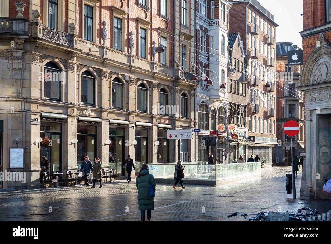Denmark street views from the downtown neighbourhoods Stock Photo Alamy