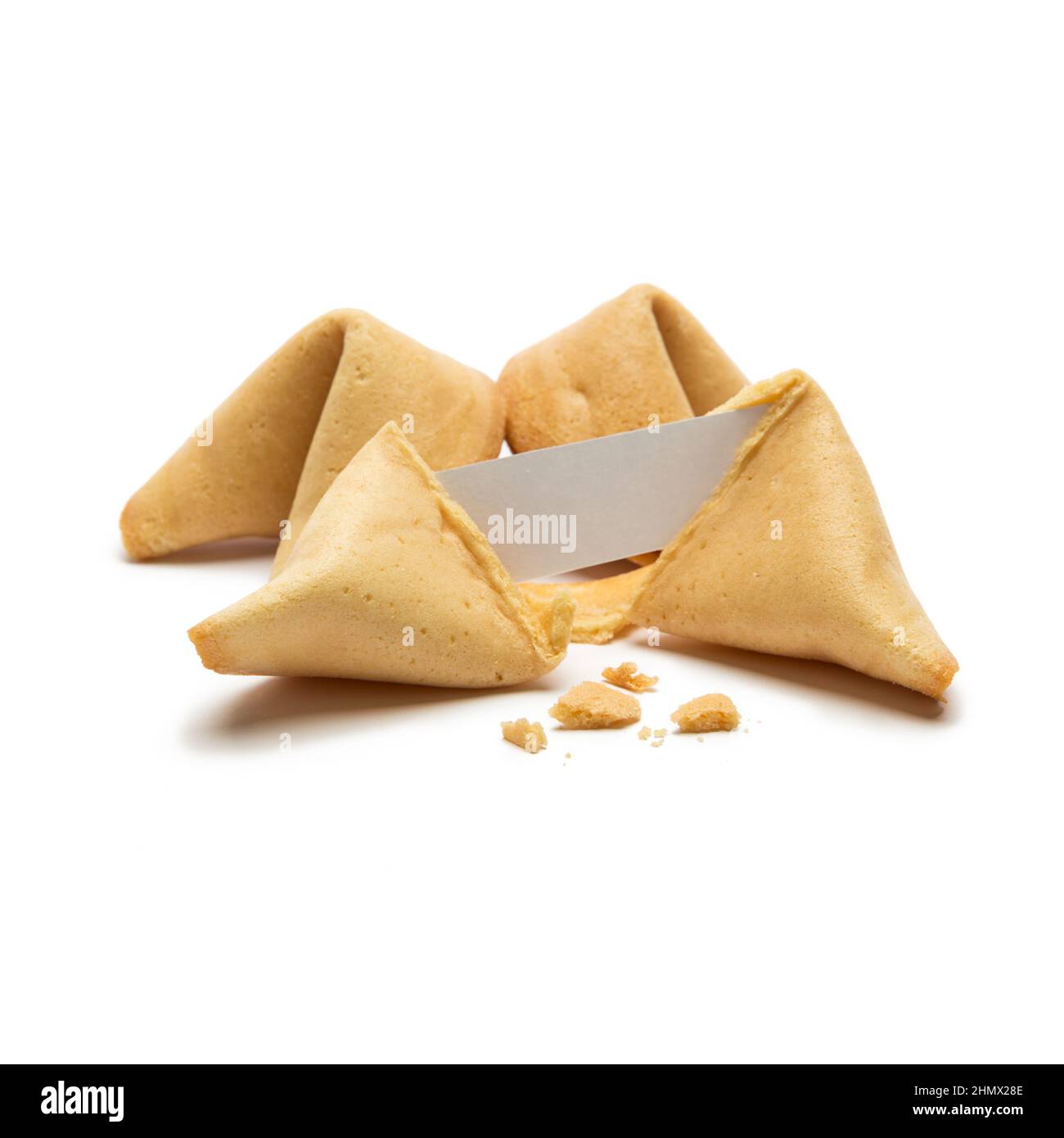 fortune cookies with note Stock Photo Alamy