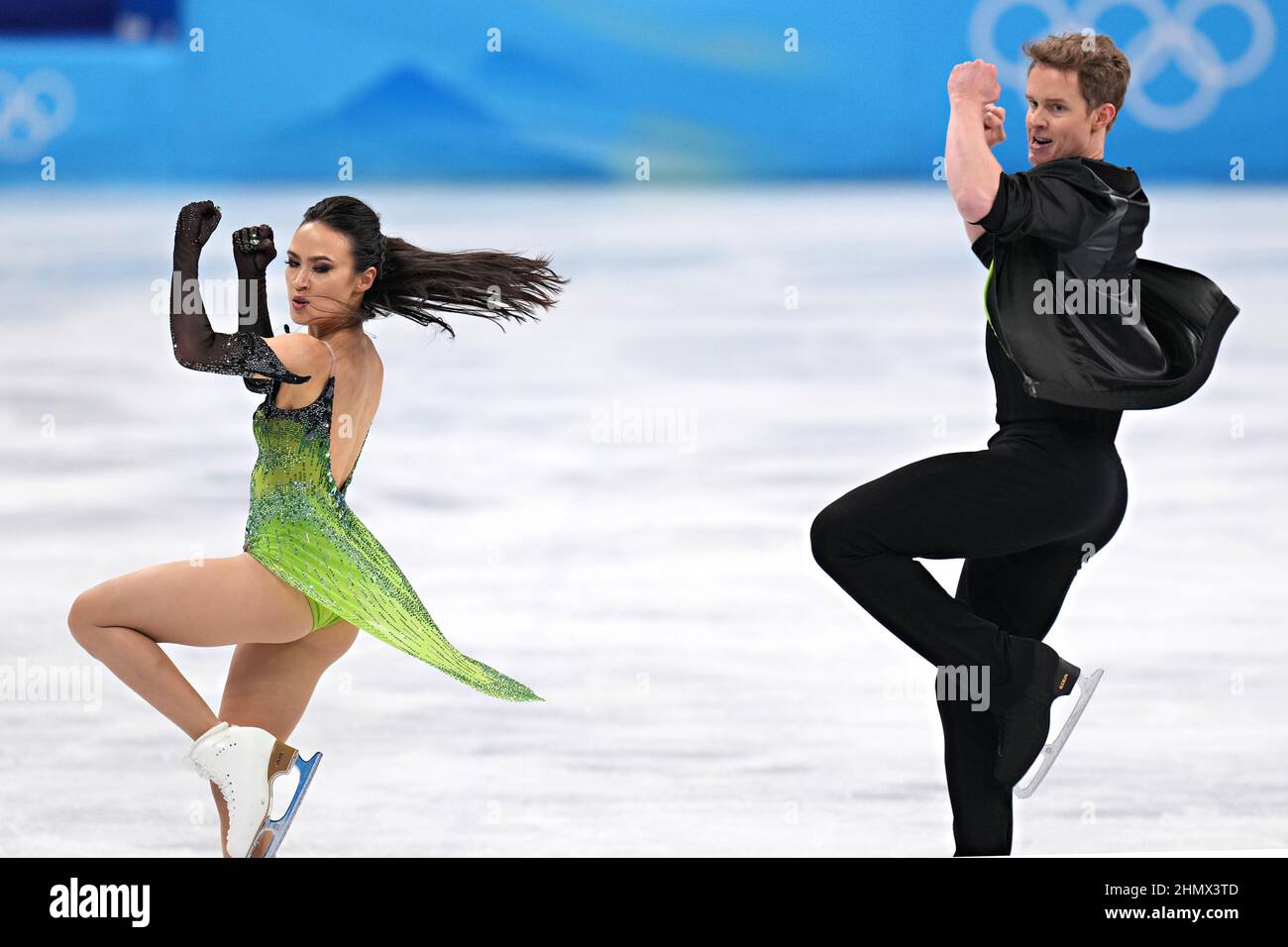 Beijing, China. 12th Feb, 2022. Madison Chock and Evan Bates of the USA