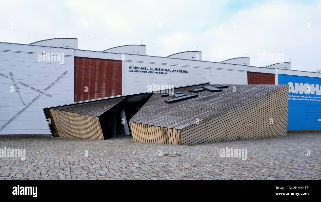 Berlin, Germany January 18, 2022, W. Michael Blumenthal Academy of the Jewish Museum Stock Photo