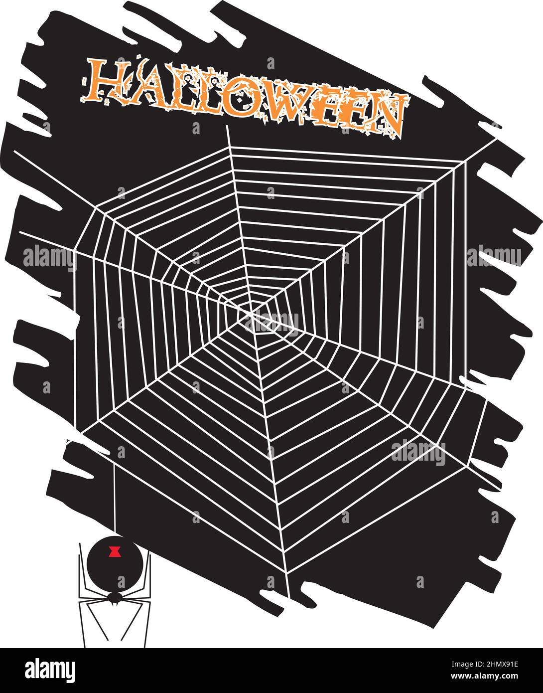 Halloween Vector Illustration Stock Vector Image & Art - Alamy