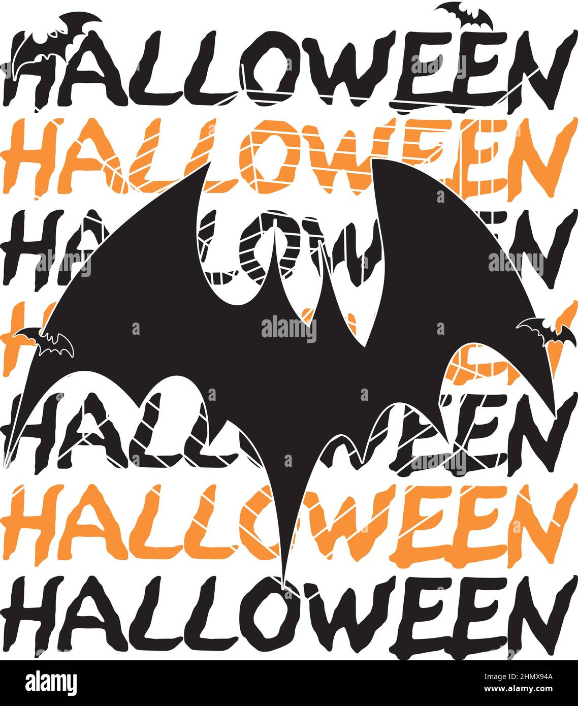 Halloween Vector Illustration Stock Vector Image & Art - Alamy